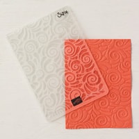Swirls & Curls Textured Impressions Embossing Folder