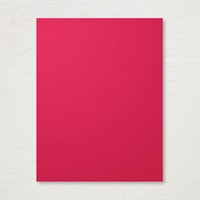 Real Red 8-1/2" X 11" Card Stock