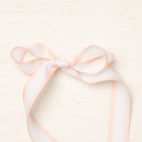 Petal Pink/Whisper White 5/8"(1.6 Cm) Variegated Ribbon