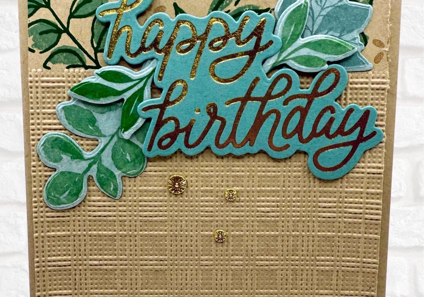 Stampin Up Greenery Lane