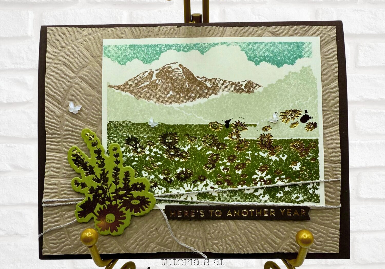 Stampin Up Hot Foil Shimmering Scenes