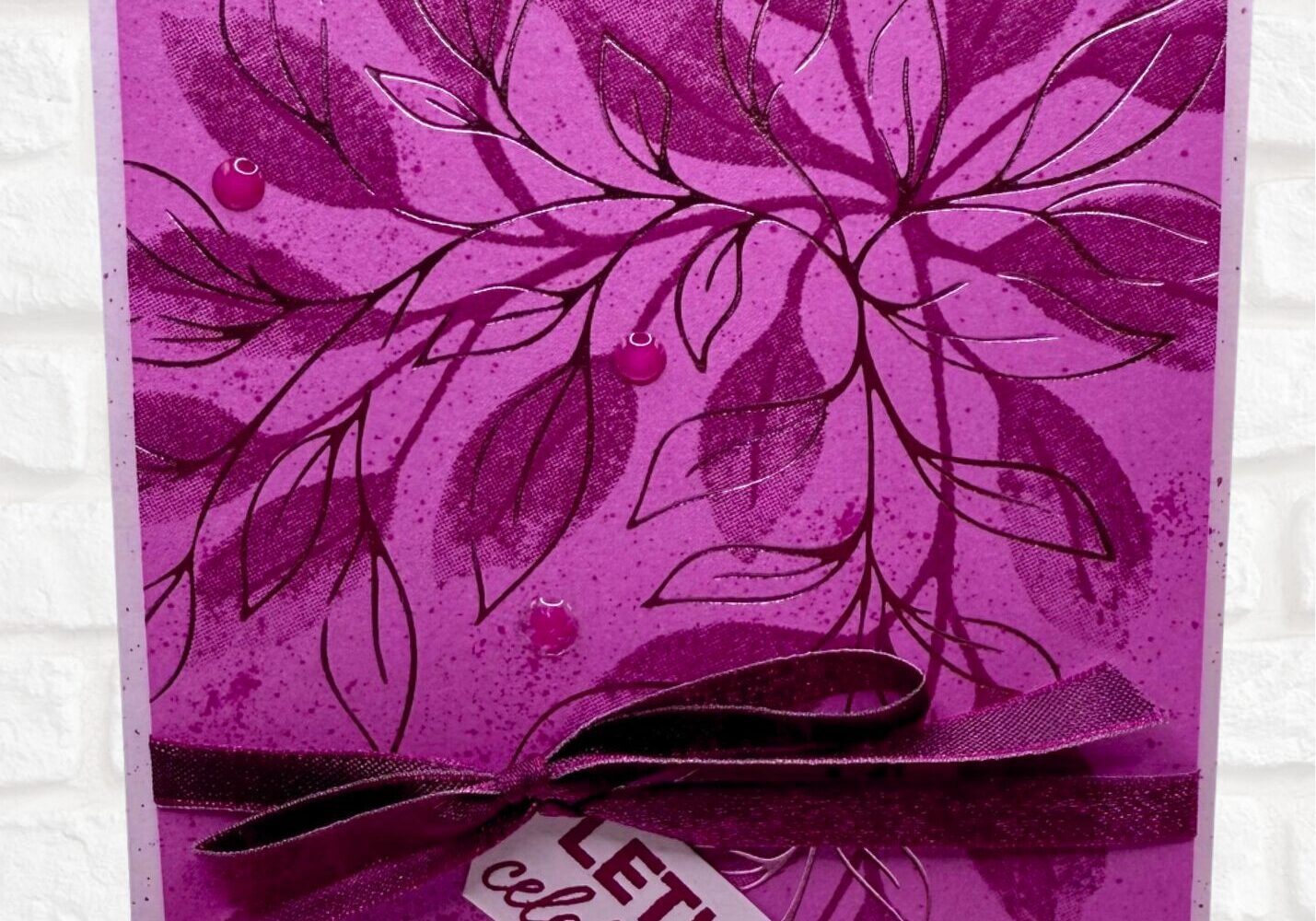 Stampin UP Botanical Glow Hot Foil system