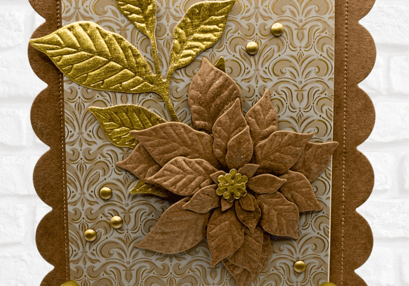 stampin up pretty poinsettia