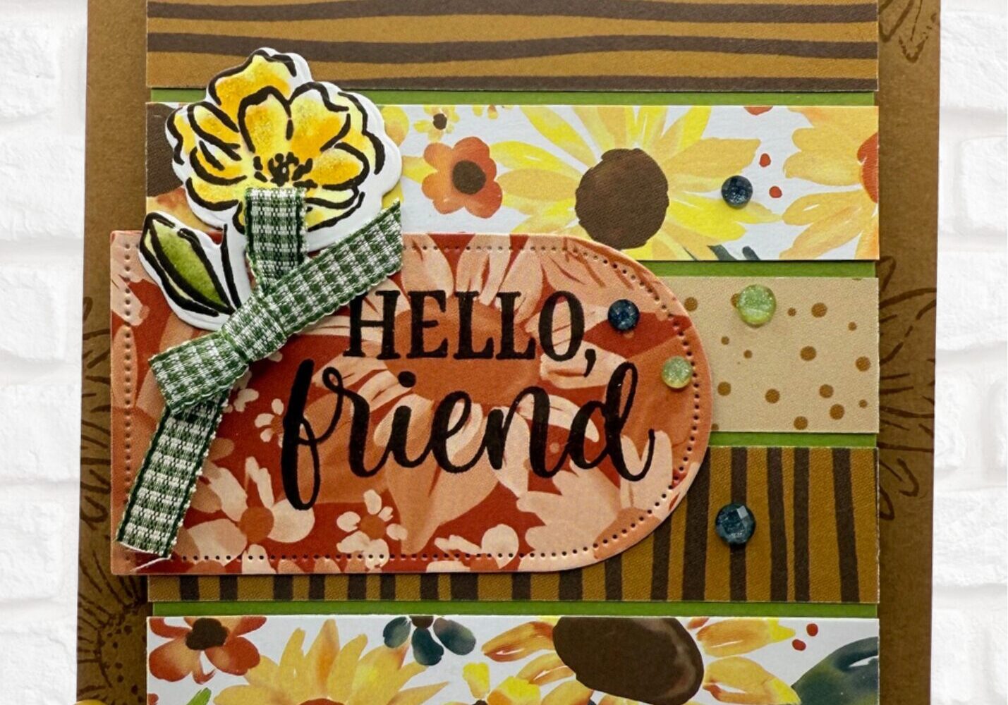 Stampin Up sunflowers