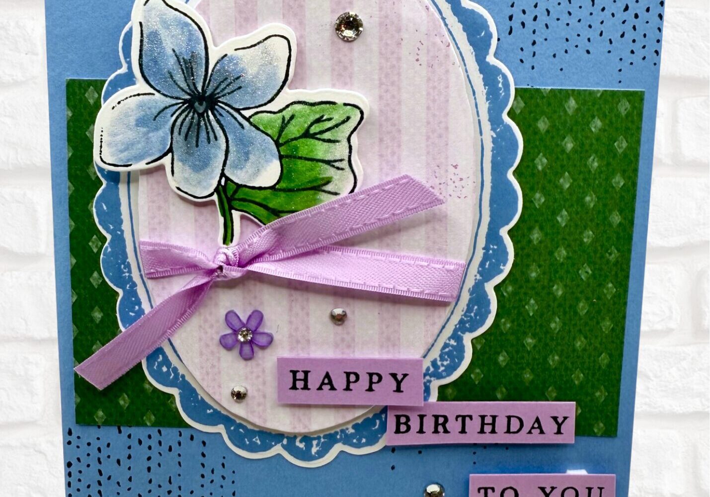 Stampin Up Framed Violet Dreams