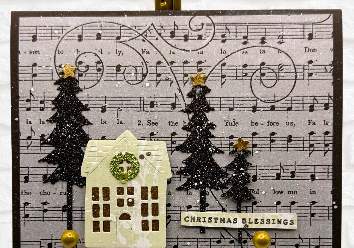 Stampin Up Welcome Noel Yuletide Carols Holly Jolly branches